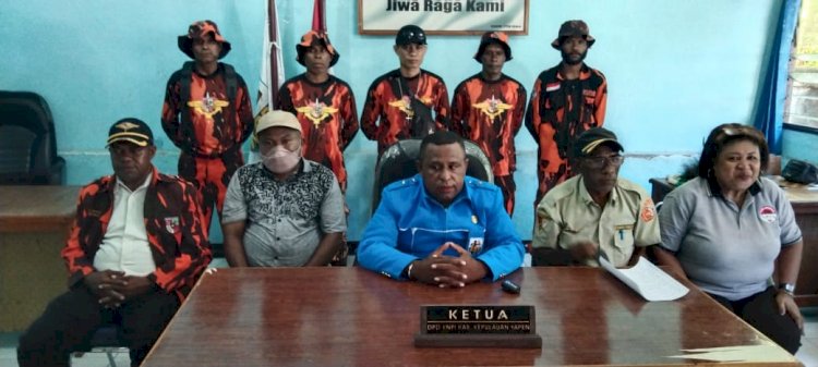 Pernyataan sikap mendukung pembentukan DOB provinsi Kepulauan Papua Utara oleh DPD KNPI bersama OKP dan Forum Nusantara