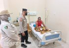 Berikan Motivasi, Wakapolresta Jenguk Kasat Polair Korban Lempar Demo 10 Mei
