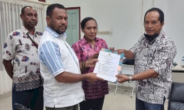 Penandatanganan NPHD PEMDA Kabupaten Mappi Bersama KPU Mappi