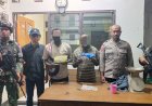 Sinergitas Polri-TNI dan Warga di Batas Negara Amankan Dua Pelaku Pemilik Ganja