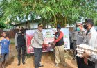 Sambut HUT Bhayangkara ke-76, Polres Boven Digoel Lakukan Baksos Berupa Pembagian Sembako
