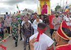 Pemda Boven Digoel bersama Forkopimda dan Masyarakat Sambut Meriah Kedatangan Uskup Agung Merauke