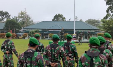 Dandim 1711/Boven Digoel Imbau Prajurit Jalin Komunikasi yang Baik Antar Anggota