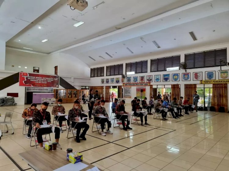 Aktifitas Test PMK Yang Gelar Bid Propam Polda Papua