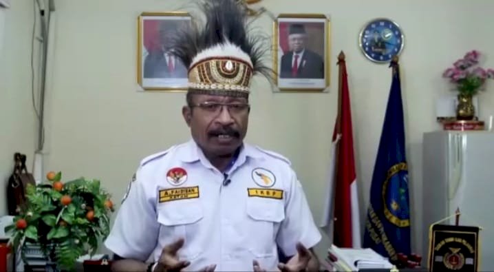 Ketua Umum Ikatan Keluarga Besar Papua (IKBP) Ayub Faidiban