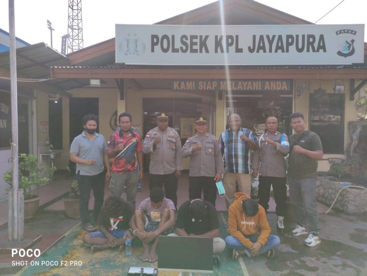 Polsek KPL Jayapura Ungkap Kasus Pencurian di KSOP Jayapura, 5 Pelaku Diamankan