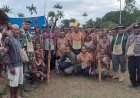 Babinsa Ramil Tanah Merah Dampingi Kabag Tatapem dan Stafsus Bupati Kunker ke Distrik Bomakia