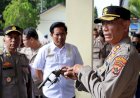 Polres Merauke Gelar Pemeriksaan Ranmor Dan Senpi Inventaris Dinas