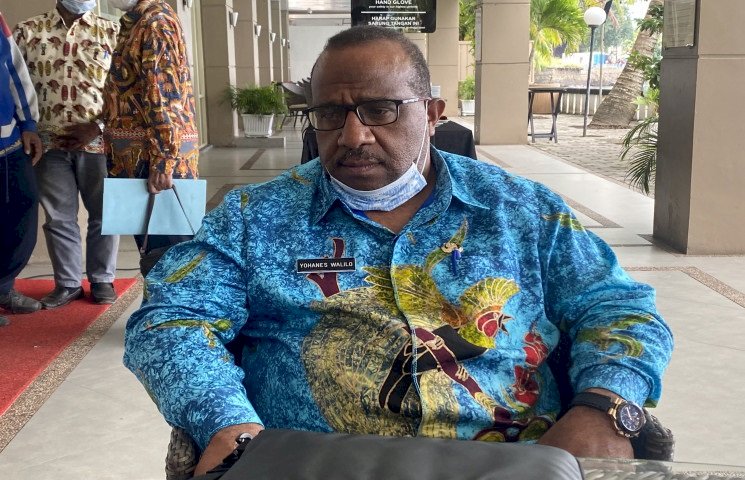 Kepala Badan Perencanaan dan Pembangunan Daerah (Bapedda) Papua Yohanes Walilo