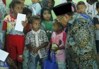 Peringati Tahun Baru Islam 1444 Hijriah, Rumah Aspirasi Sulaeman L Hamzah Santuni Anak Yatim Piatu Se'Distrik Jagebob