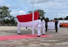 Bupati Boven Digoel Pimpin Upacara Pengibaran Bendera Merah Putih Dalam Rangka HUT RI ke-77