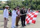 Menepuk Rasa kebangsaan, Komunikasi JIP Jayapura Laksanakan Konvoi Kirab Lintas Komunitas Adventure Merah Putih