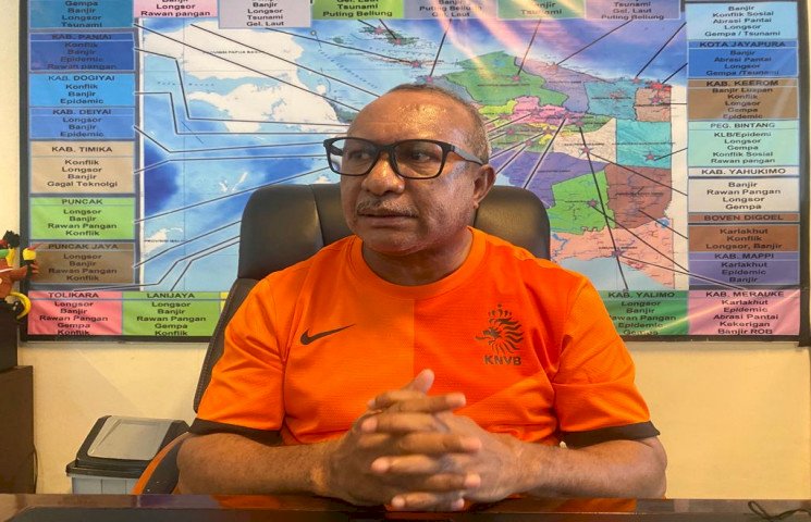 Kepala Pelaksana Badan Penanggulangan Bencana Daerah (BPBD) Papua, Welliam R. Manderi.ist