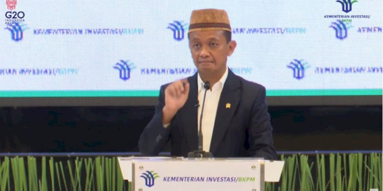 Menteri Investasi/Kepala BKPM Bahlil Lahadalia/Net