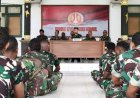 Dandim Boven Digoel Berikan Wejangan dan Penekanan Kepada Anggotanya