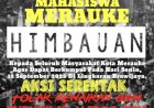 Hari Senin, Aliansi Mahasiswa Merauke Kembali Turun Demo Tolak Kenaikan Harga BBM