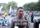 Menuju Mako Brimob, Ratusan Massa Simpatisan Gubernur Papua Dikawal Ketat Pihak Kepolisian
