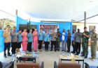 PJ Ketua TP PKK Mappi Stefanie Gomar Hadiri Kegiatan Pemusnahan Barang Sitaan Polres Mappi