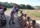 10 Personil Baru di Polres Boven Digoel Laksanakan Orientasi Medan dan Penyiraman Air Kembang