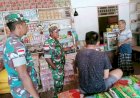 Melalui Komsos, Babinsa Koramil Suator Himbau Pemilik Kios Tidak Menjual Miras