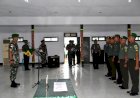 Dandim 1707/Merauke Pimpin Acara Tradisi Korps Pindah Satuan 