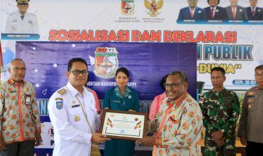 Gandeng Komisi Informasi Papua, Pemda Mappi Deklarasi Keterbukaan Informasi Publik 