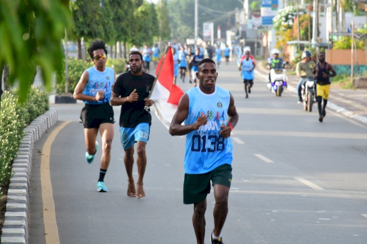 Peserta yang mengikuti Fun Run