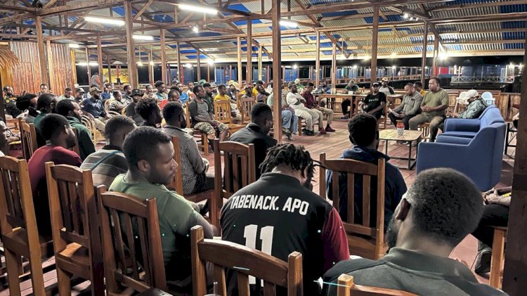 Koalisi Rakyat Papua sedang lakukan rapat untuk demo damai pada hari Selasa (20/9). / Ist