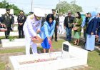 Danlantamal XI Hadiri Upacara Ziarah Nasional Dan Tabur Bunga Dalam Rangka Peringatan HUT TNI Ke-77