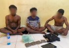 Usai Transaksi Ganja di Batas Negara,  2 WNI dan 1 WNA di Tangkap Personal Gabungan