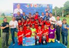 Tim Sepakbola Usia Dini Yonif Raider 755/Yalet Kostrad Juarai Turnamen Danlanud Cup U-12