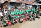 Serbuan Dadakan Prajurit Yonif Raider 755/Yalet Kostrad di Perkampungan Merauke