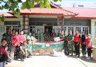 Wujud Kepedulian Yonif Raider 755/Yalet Dalam Membantu Korban Bencana Kebakaran di Kabupaten Asmat