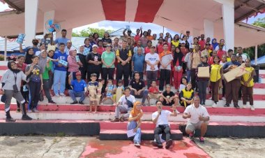 Persatuan Jurnalis Boven Digoel Gelar Jalan Sehat dan Lomba Menulis