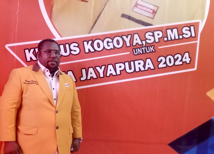 Ketua DPD Partai Hanura Papua, Kenius Kogoya/RmolPapua 