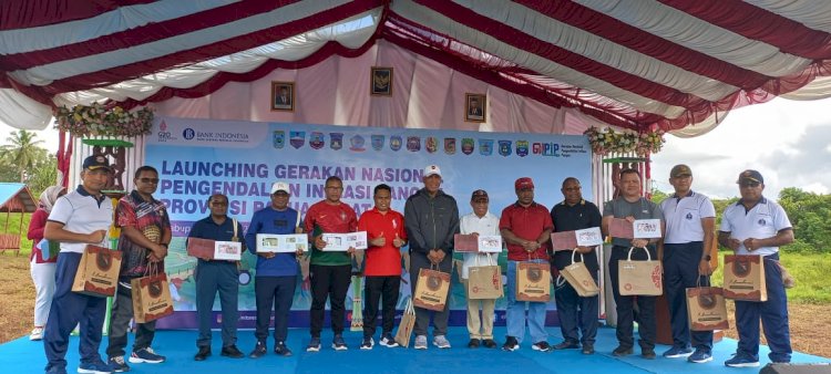 Launching GNPIP Provinsi Papua Barat dipimpin oleh Pj. Gubernur Papua Barat, Komjen Pol. (Purn) Paulus Waterpauw bersama-sama dengan Bupati dan Walikota se-Papua Barat, Forum Koordinasi Pimpinan Daerah Provinsi dan Kabupaten Sorong, serta anggota TPID Provinsi Papua Barat, dan Kabupaten Sorong.