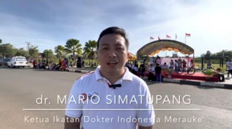 Ketua IDI Kabupaten Merauke, dr. Mario Simatupang Sp.OT