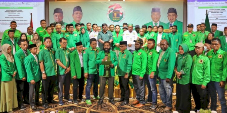 DPW PPP Provinsi Papua membacakan rekomendasi Mukerwil/Ist