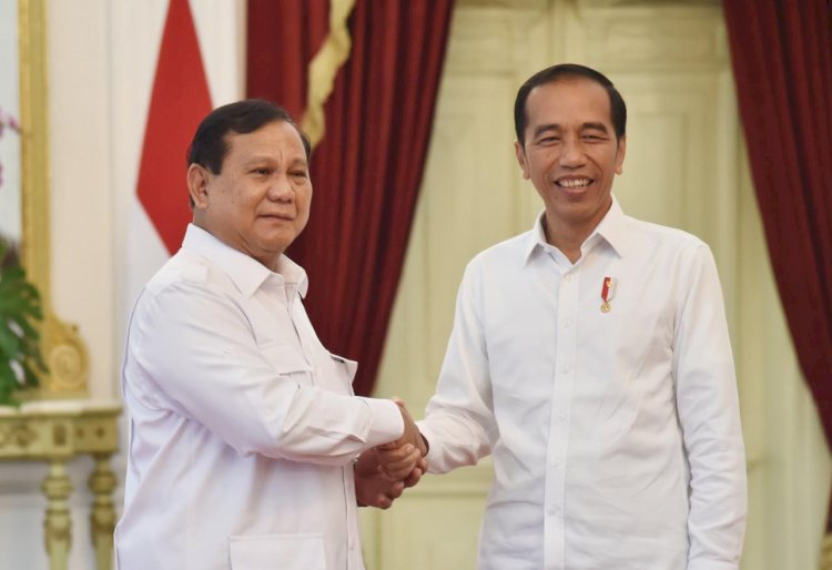 foto Parabowo Subianto bersama persiden Joko Widodo/ist 