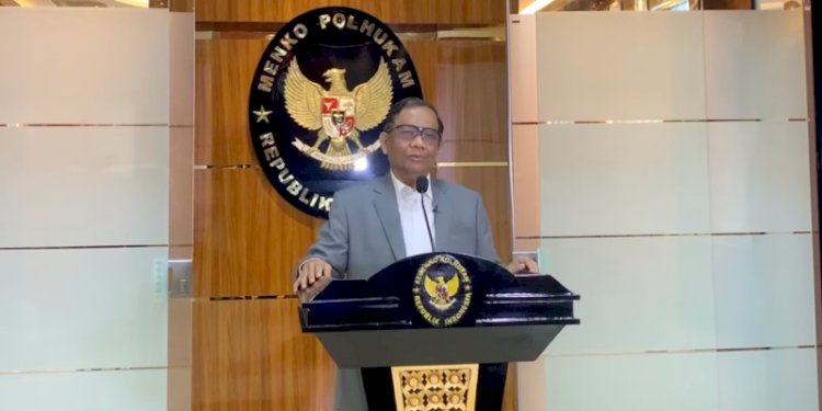 Menteri Koordinator Bidang Politik, Hukum, dan Keamanan (Menko Polhukam), Mahfud MD/Net