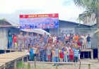 Jelang Hari Armada 2022, Lantamal XI Merauke Gelar Bakti Sosial Kepada Warga RTS Suku Asmat  Jalan Noari