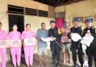Disela-sela Kunjungan Kerja Danyon D Pelopor Silaturahim Dengan Tokoh Masyarakat Kampung Gemikia.