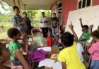 Menjelang Natal Tahun 2022 dan Tahun Baru 2023, Satgas Mandala III Pos Merauke Berbagi Kasih di Pondok GMKI Mengajar Bevak Daud