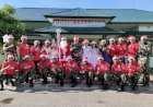 Sambut Perayaan Natal 2022, Kodim 1711 Boven Digoel Gelar Santa Claus Keliling