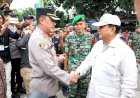 Menhan Prabowo Serahkan Bantuan Motor Babinsa TNI di Indramayu
