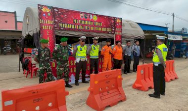 Polres Boven Digoel Gandeng TNI, Satpol PP dan Basarnas Lakukan Pengamanan Nataru
