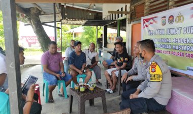 Polres Sorong Kota Dengarkan Curhatan Warga Kota Sorong