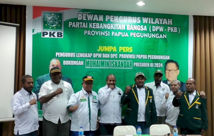 Foto bersama jajaran pengurus DPW PKB Provinsi Papua Penggunaan/rmolpapua 