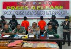 2 Tersangka Pembawa 4 Senjata Api Ditangkap Timsus Polres Boven Digoel di Iwot
