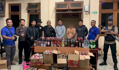 Kapolsek Abepura Razia Miras di Jalan Baru, 2 Lokasi Penyimpanan di Grebek